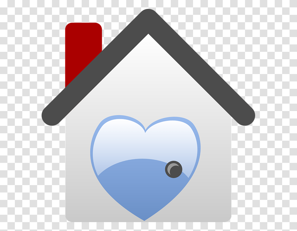 Real House Home Icon Heart Love Houses Estate House Clip Art, Den Transparent Png