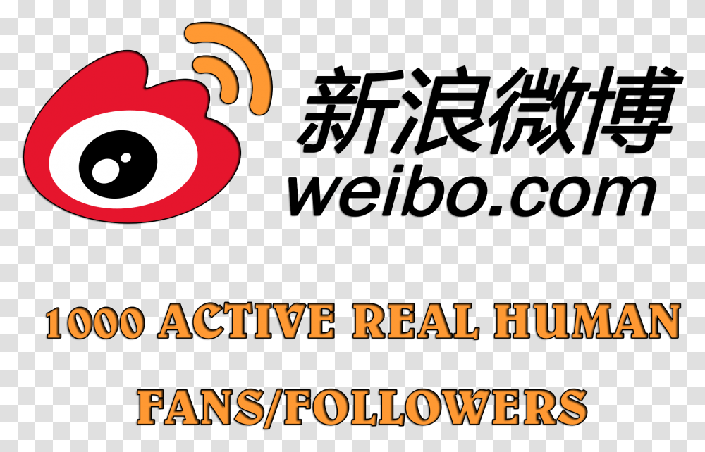 Real Human Active Sina Weibo Fans Followers Sina Weibo, Alphabet, Label Transparent Png