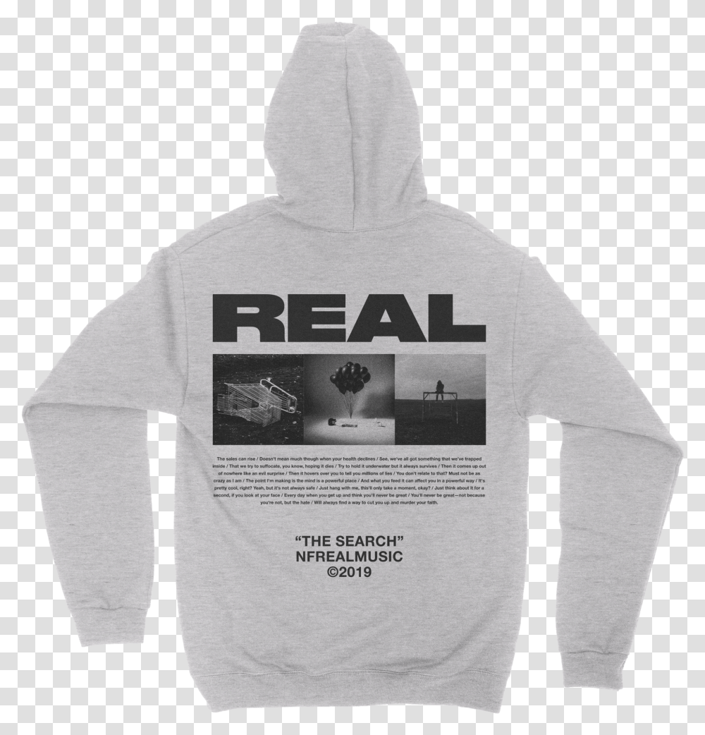 Real Image Logo Hoodie Nf, Clothing, Apparel, Sweatshirt, Sweater Transparent Png