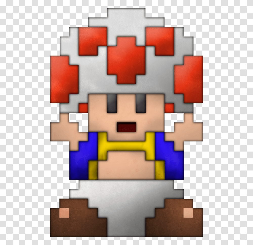 Real Life 8 Bit Toad By Brulescorrupted D6fmwhr Super Mario Bros 1 Toad Transparent Png
