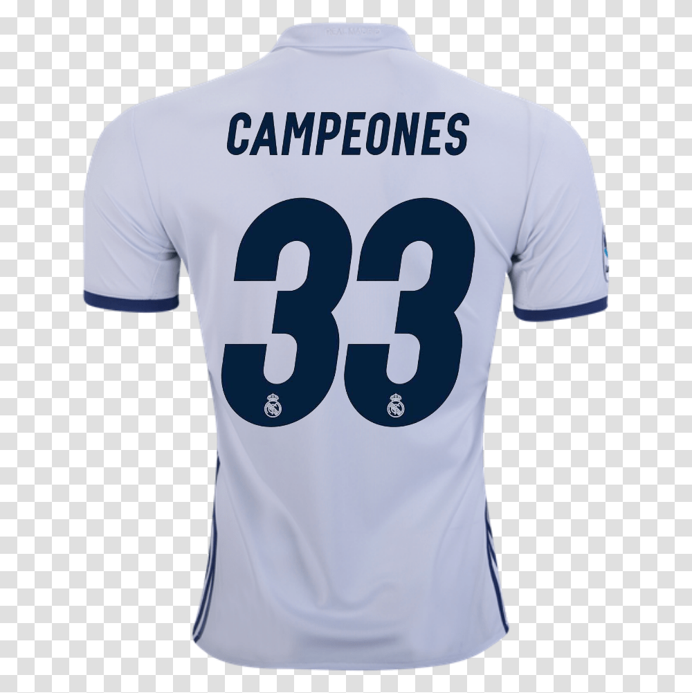 Real Madrid 1617 Real Madrid 33 Liga, Apparel, Shirt, Jersey Transparent Png