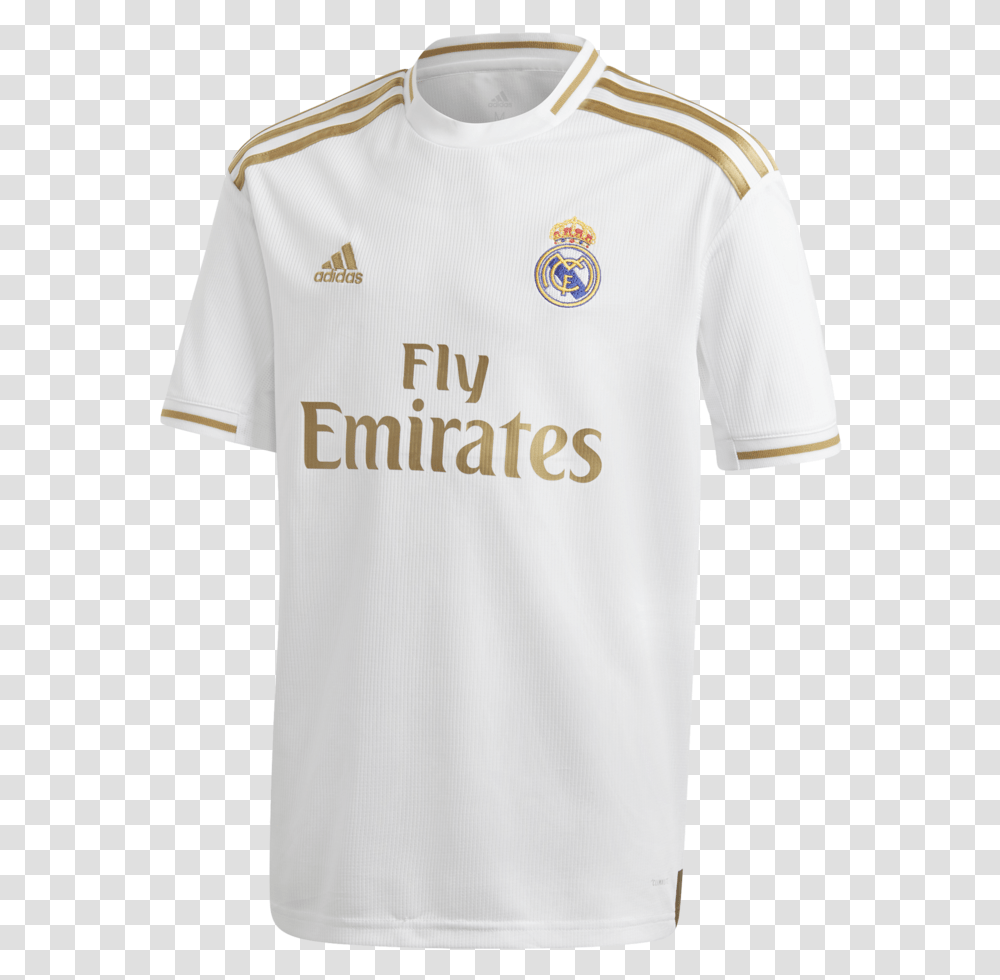 Real Madrid 1920 Home Youth JerseyTitle Real Madrid Real Madrid Jersey 19, Apparel, Shirt, T-Shirt Transparent Png