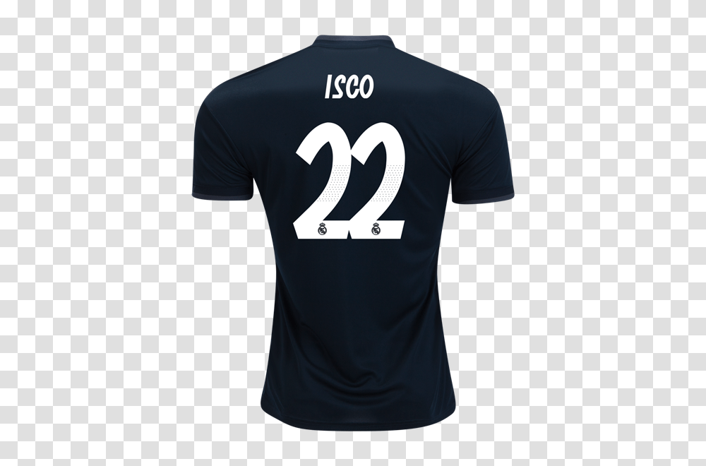 Real Madrid Away Jersey Isco, Apparel, Shirt, Number Transparent Png