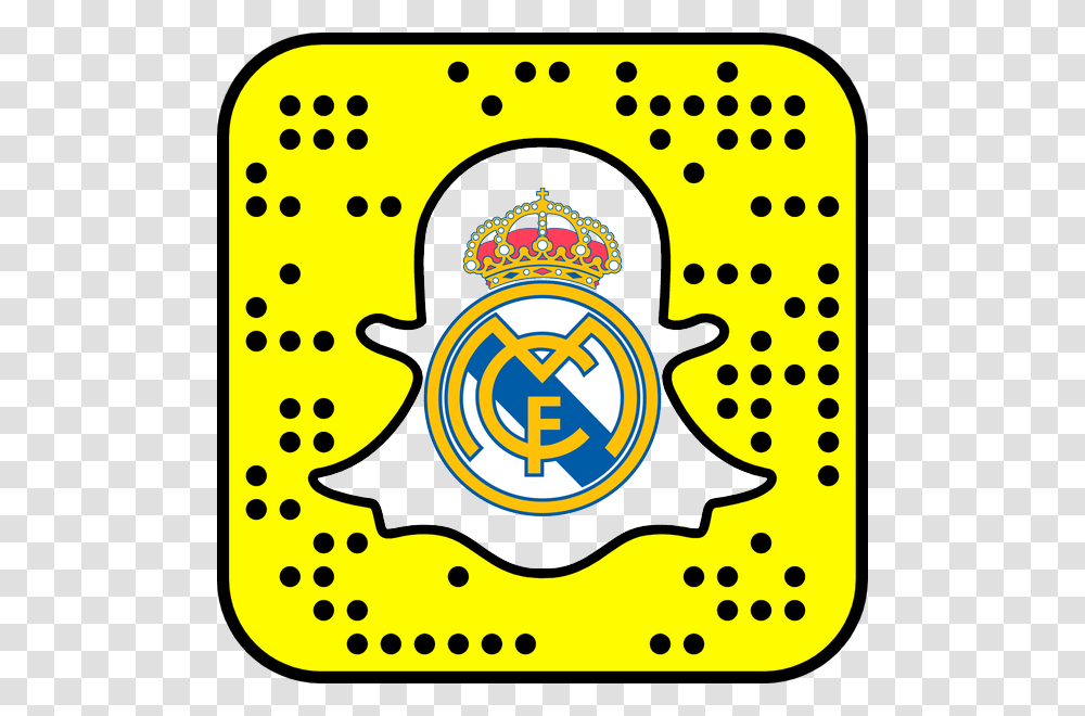 Real Madrid C F On Twitter Snapchat Realmadrid, Logo, Trademark, Texture Transparent Png