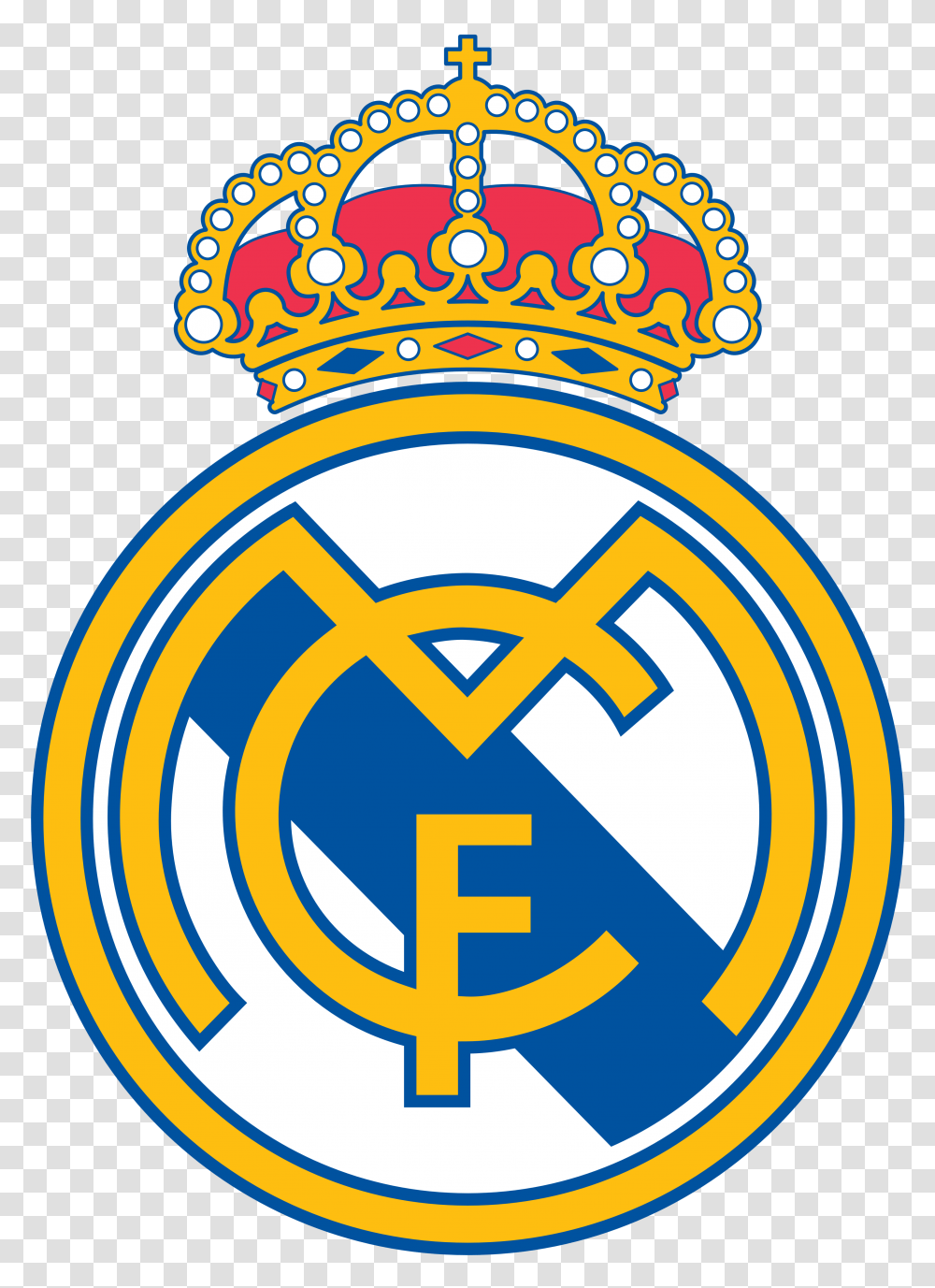 Real Madrid Cf Logos Download, Trademark, Emblem, Badge Transparent Png