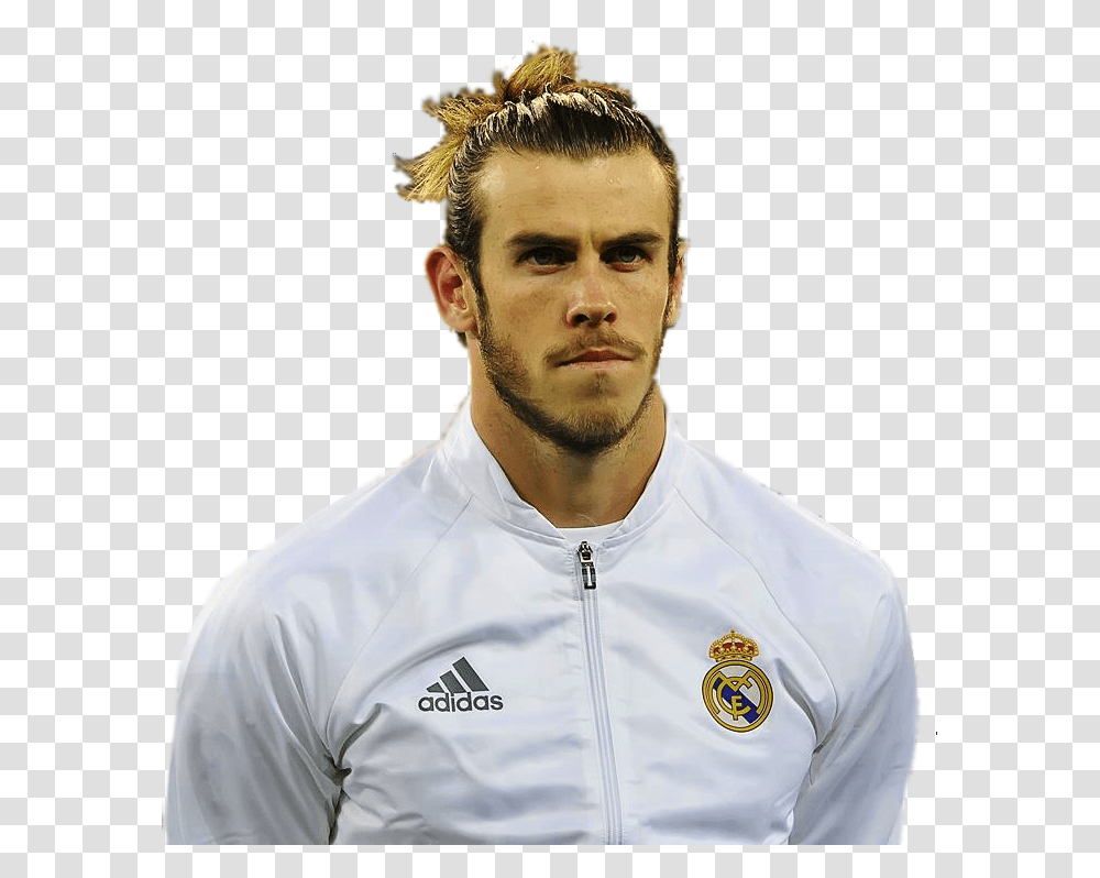 Real Madrid Download Gareth Bales, Person, Human, Chef, Shirt Transparent Png