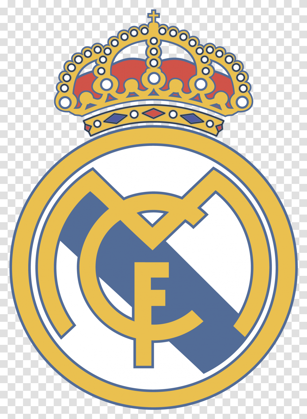 Real Madrid Football Logos Real Madrid Dream League Soccer Logo, Symbol, Trademark, Badge, Emblem Transparent Png