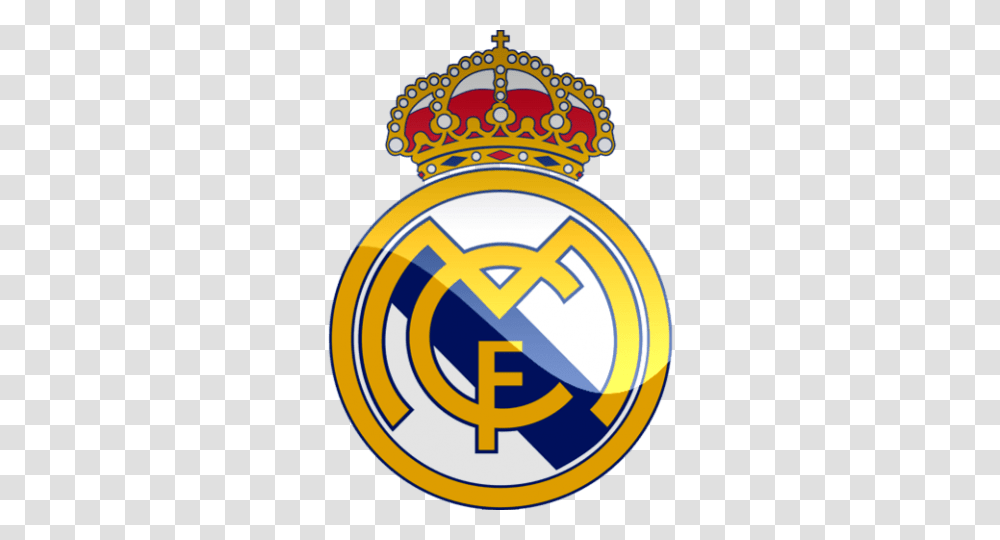 Real Madrid Logo, Trademark, Emblem, Badge Transparent Png