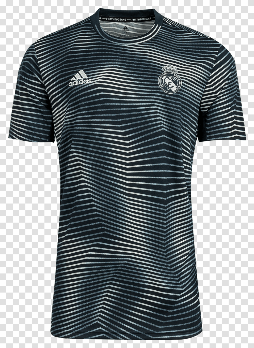 Real Madrid Pre Match Shirt Active Shirt, Apparel, Sleeve, T-Shirt Transparent Png