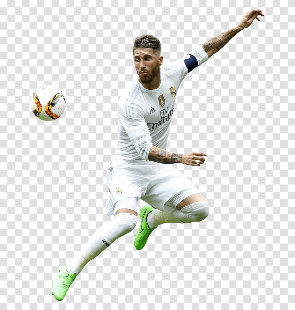 Real Madrid Ramos, Person, Human, People, Football Transparent Png