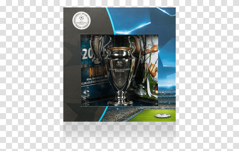 Real Madrid Ucl Trophy Replica, Advertisement, Poster Transparent Png