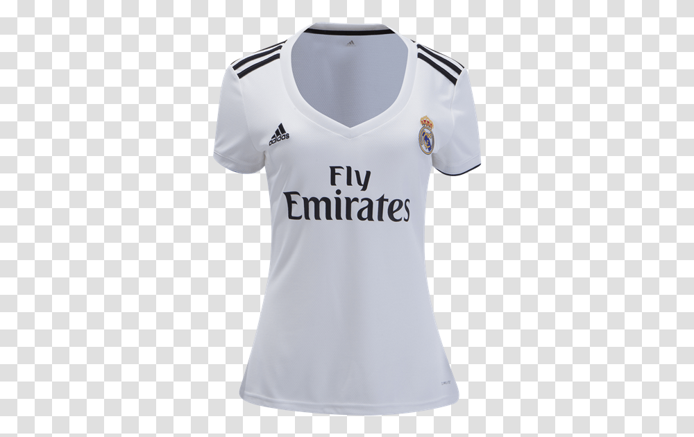 Real Madrid Women Jersey 18, Apparel, Shirt, T-Shirt Transparent Png