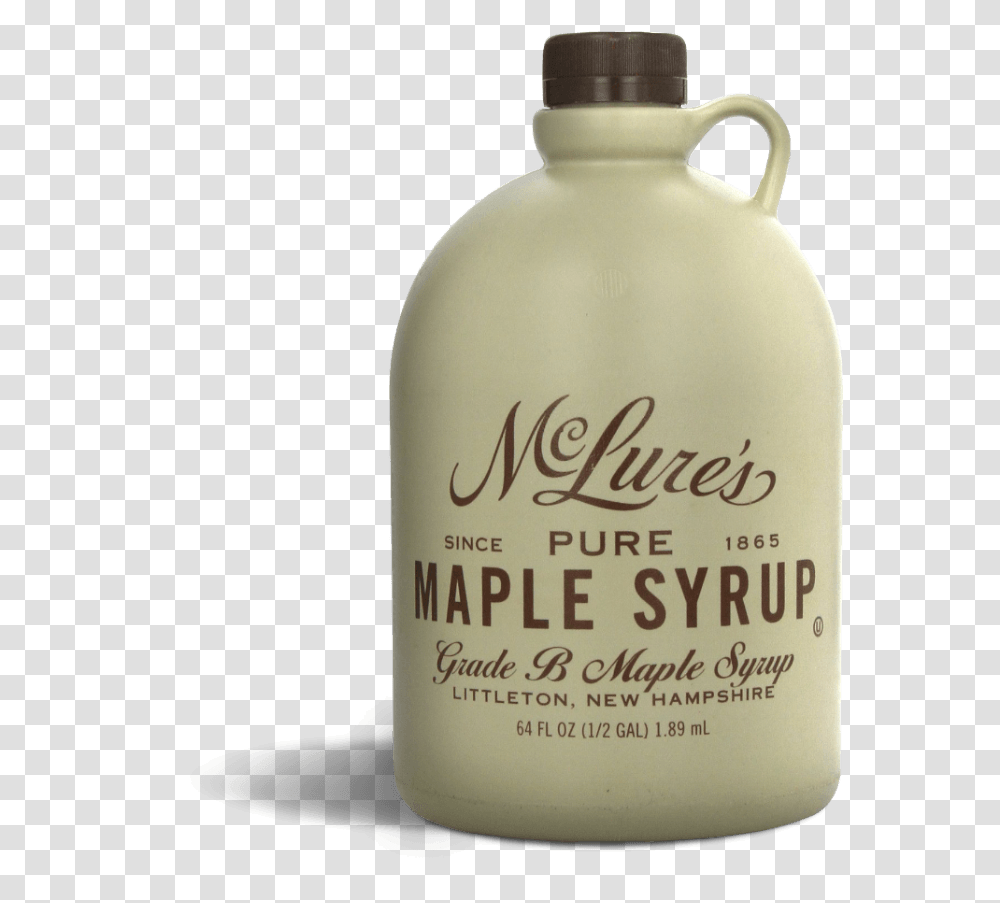 Real Maple Syrup 64oz Water Bottle, Milk, Beverage, Drink, Liquor Transparent Png