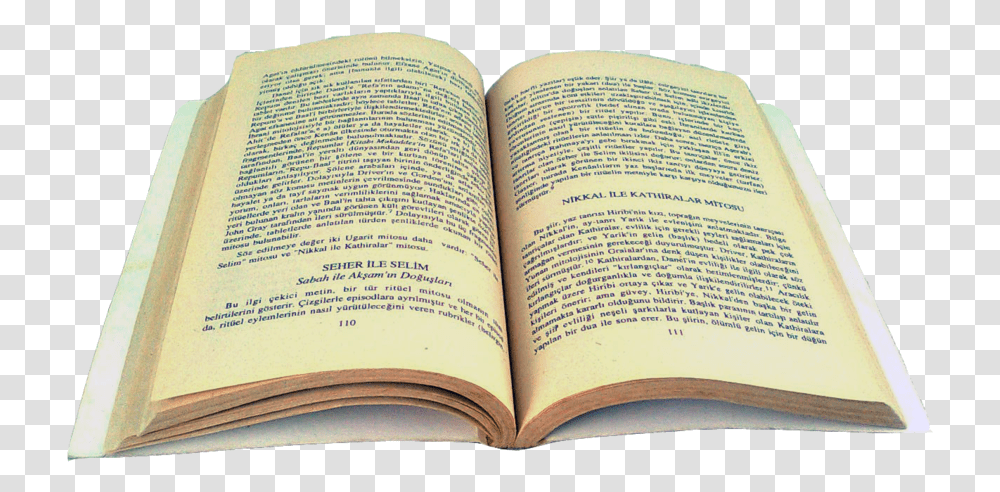 Real Open Book, Novel, Page Transparent Png