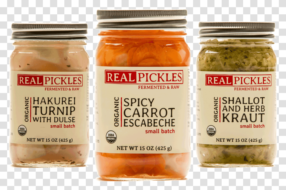 Real Pickles Small Batch Carrot, Food, Beer, Alcohol, Beverage Transparent Png