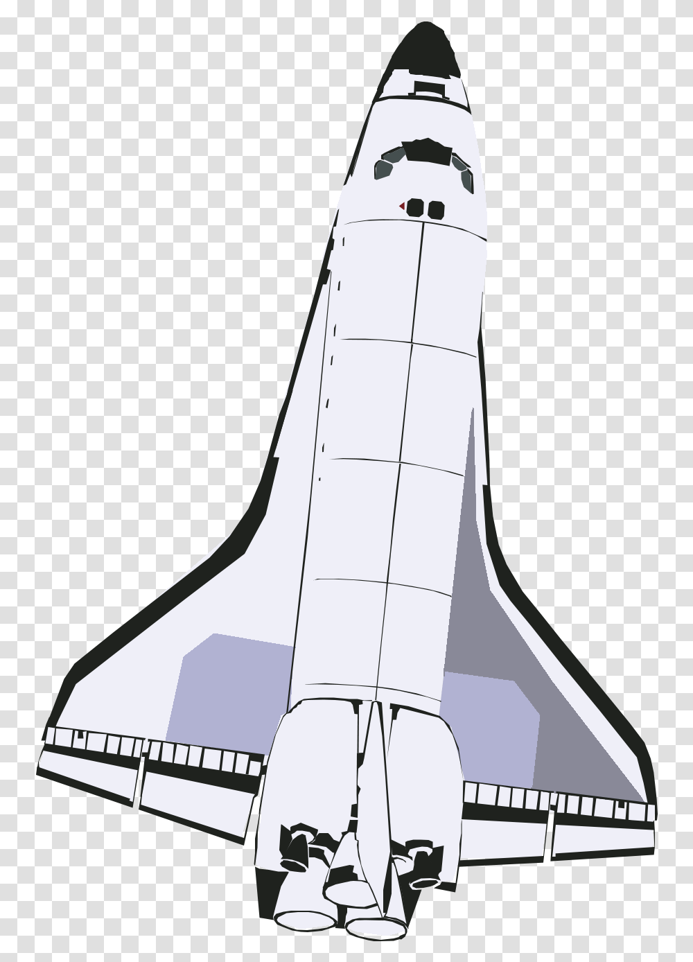 Real Rocket Ship Clipart Download Airliner, Spaceship, Aircraft, Vehicle, Transportation Transparent Png