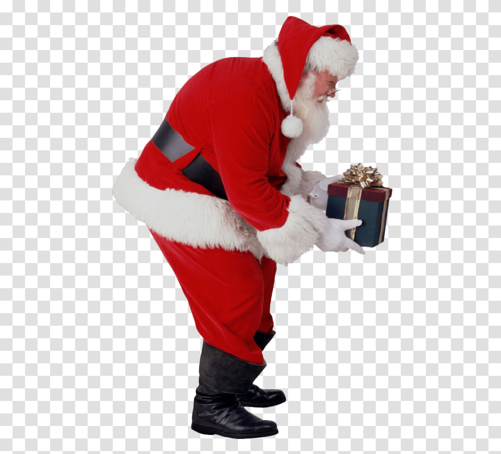 Real Santa Santa Claus Real, Person, Human, Apparel Transparent Png