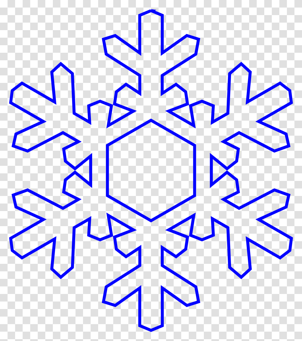 Real Snowflake Cliparts, Cross Transparent Png