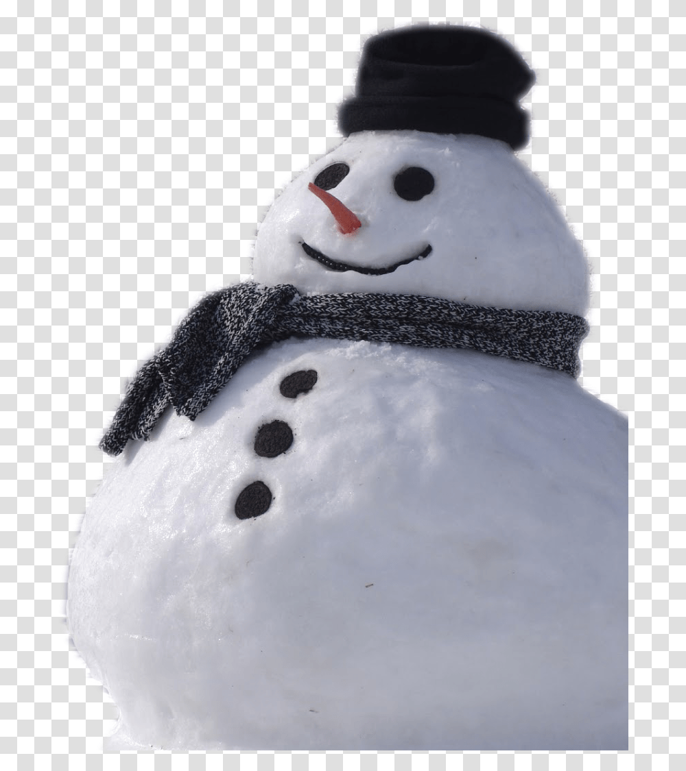 Real Snowman Background, Winter, Outdoors, Nature Transparent Png