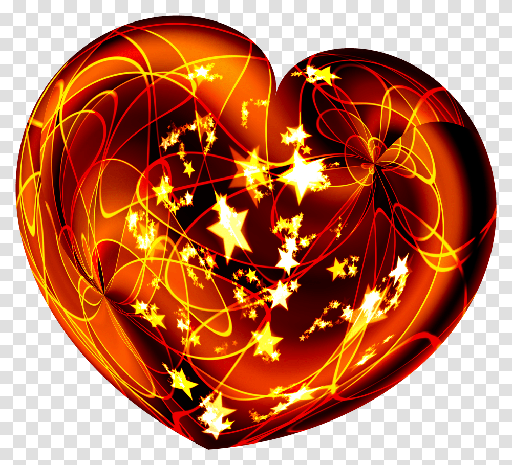 Real Stars Heart Transparent Png