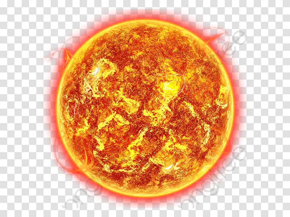 Real Sun Planet Clipart, Sky, Outdoors, Nature, Astronomy Transparent Png