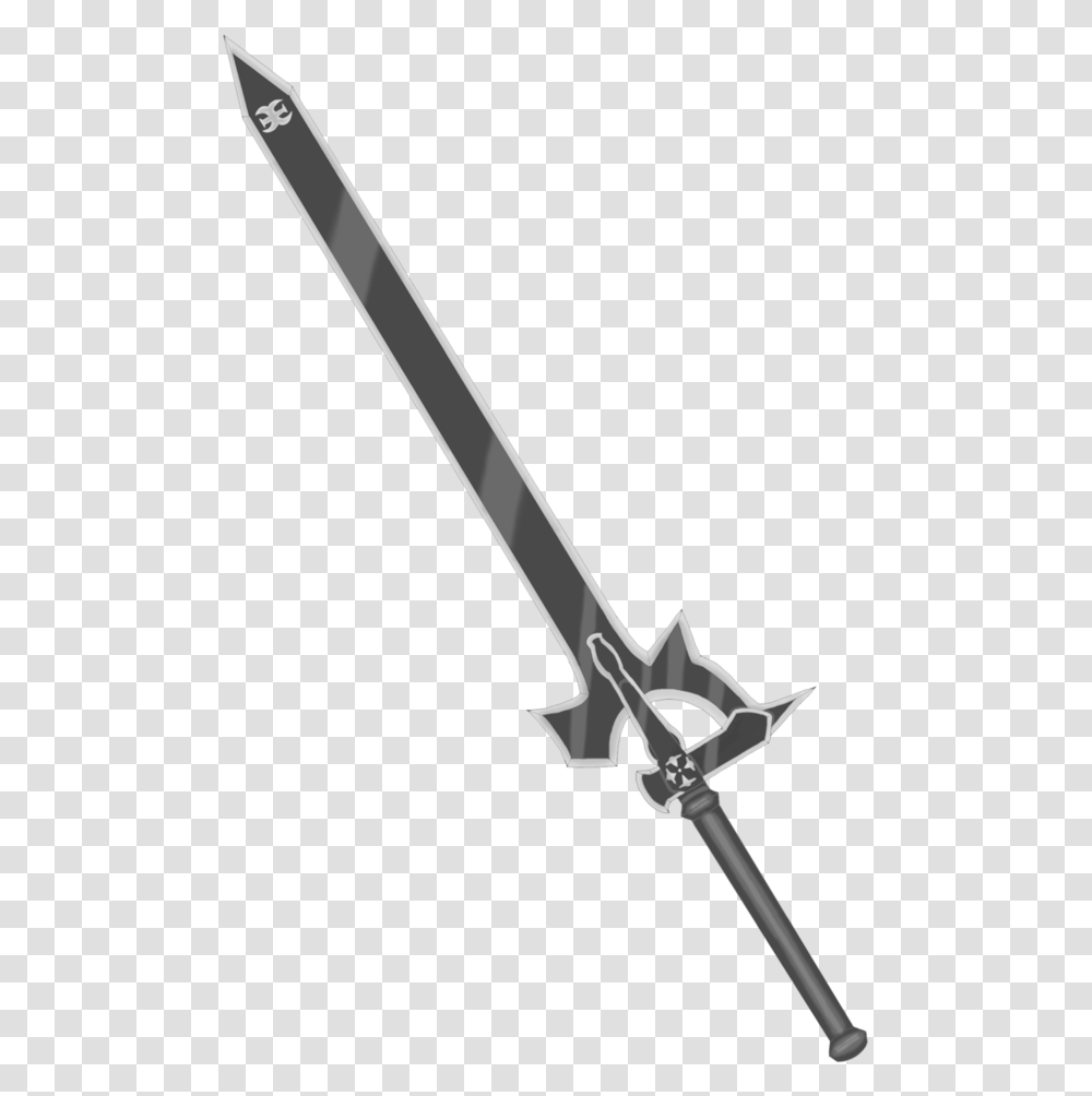 Real Sword Sao Kirito Sword, Weapon, Weaponry, Blade Transparent Png