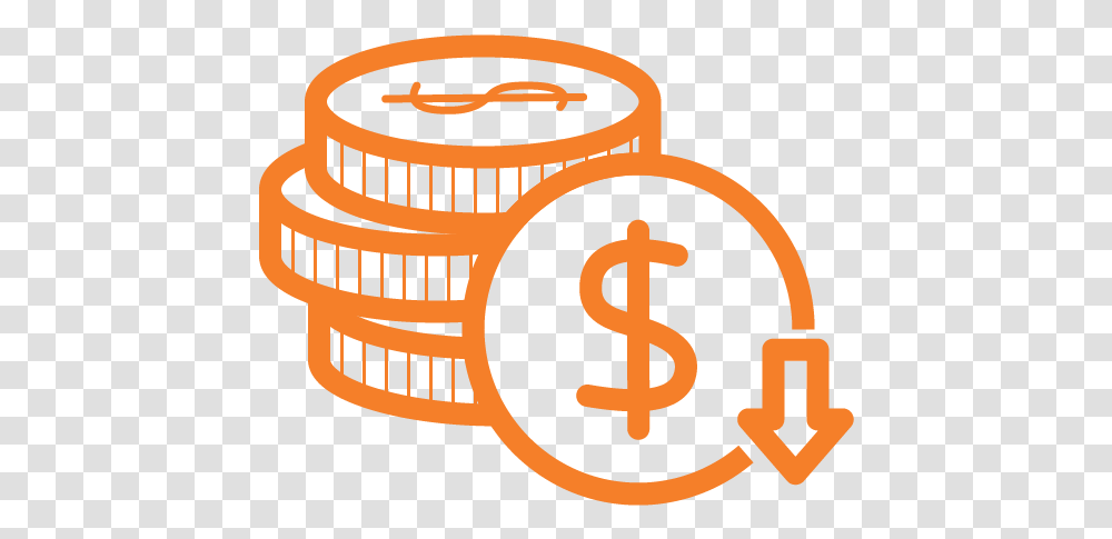 Real Time Downhole Data System Reducing Costs Icon Loan Symbol, Label, Logo, Trademark Transparent Png