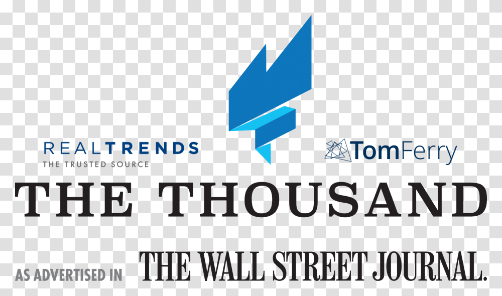 Real Trends Amp Tom Ferry The Thousand Real Trends The Thousand Logo, Word, Trademark Transparent Png
