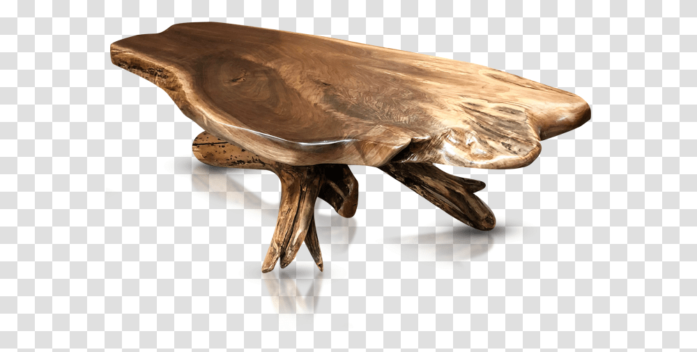 Real Wood Log Table, Furniture, Dinosaur, Reptile, Animal Transparent Png