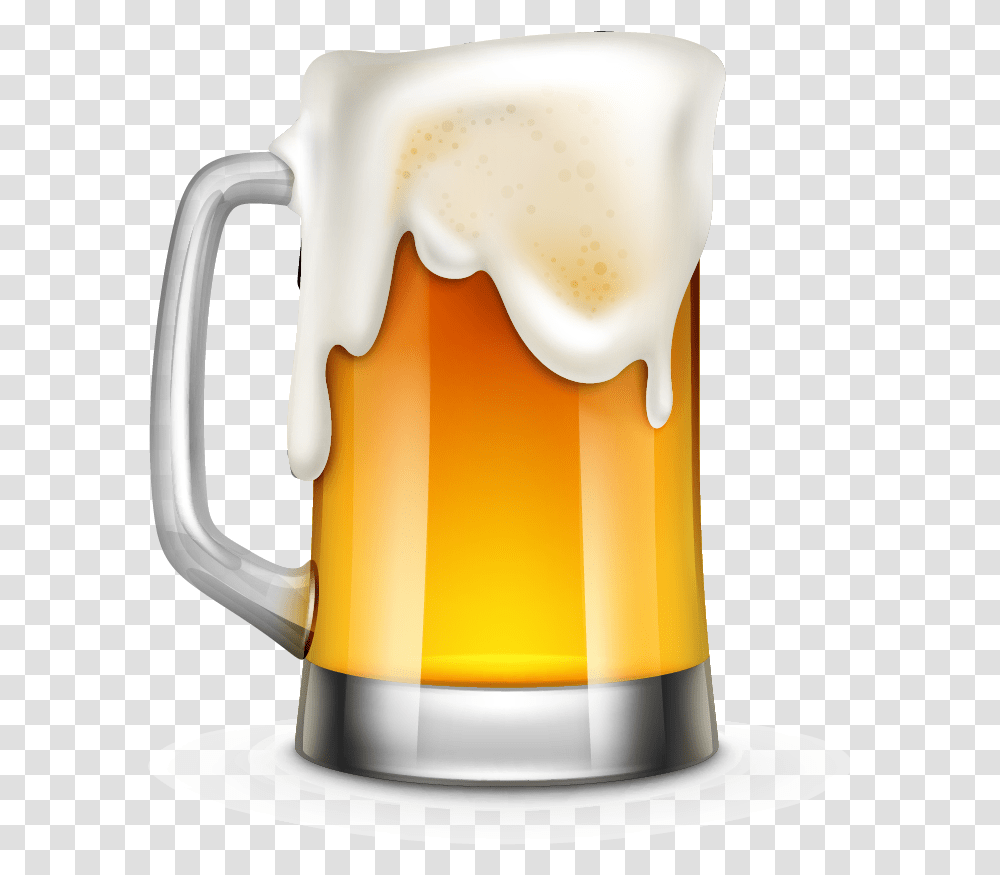Realistic Beer Vector Cartoon Illustration Download Cartoon Beer Glass, Alcohol, Beverage, Drink, Stein Transparent Png