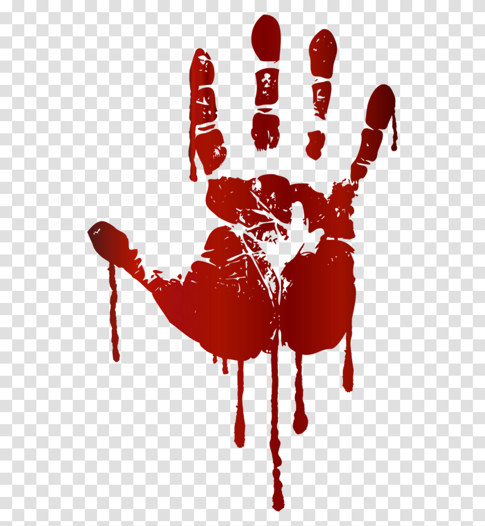 Realistic Blood Drip Bloody Handprint, Apparel, Weapon, Weaponry Transparent Png