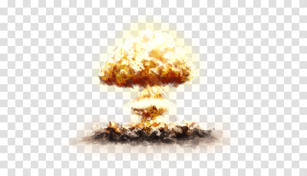 Realistic Explosion, Nuclear, Plant, Fire Transparent Png