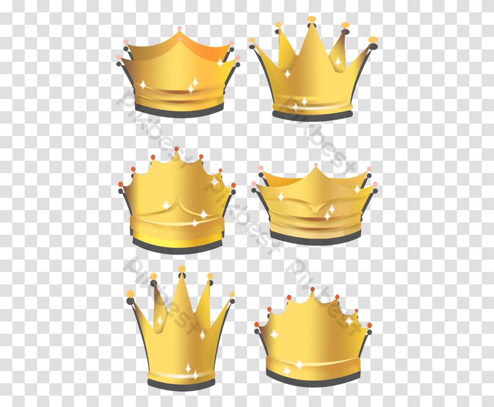 Realistic Golden Crown Icon Free Solid, Jewelry, Accessories, Accessory, Beverage Transparent Png