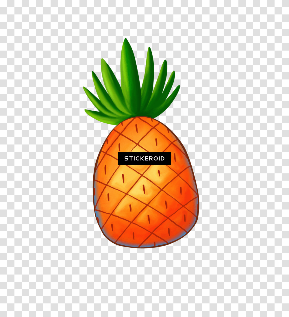 Realistic Looking Pineapple Clip Art Pineapple Spongebob, Plant, Fruit, Food, Clock Tower Transparent Png