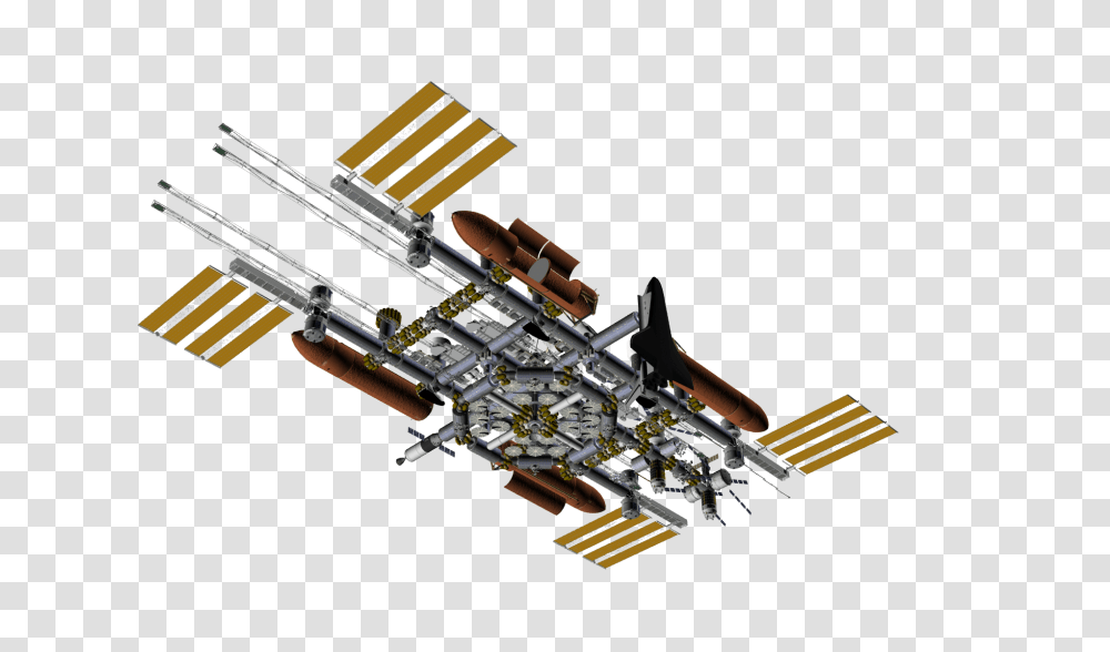 Realistic Near Term Rotating Space Station, Gun, Weapon, Weaponry, Transportation Transparent Png