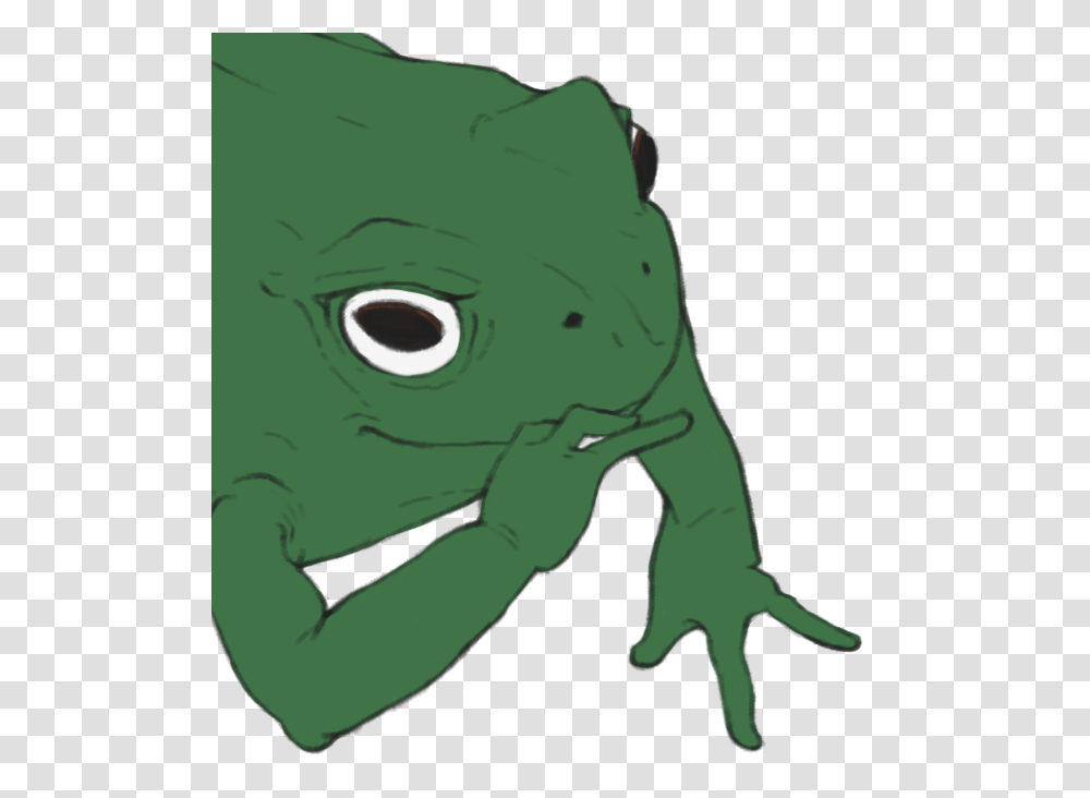 Realistic Pepe Smug Frog Know Your Meme, Animal, Amphibian, Wildlife, Reptile Transparent Png
