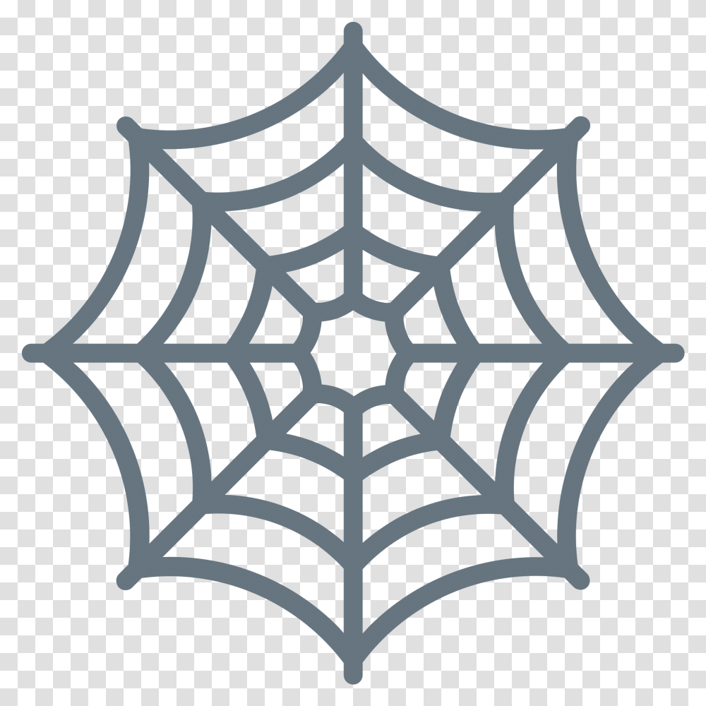 Realistic Spider Web Spider Web Halloween Spider Illustration, Rug Transparent Png