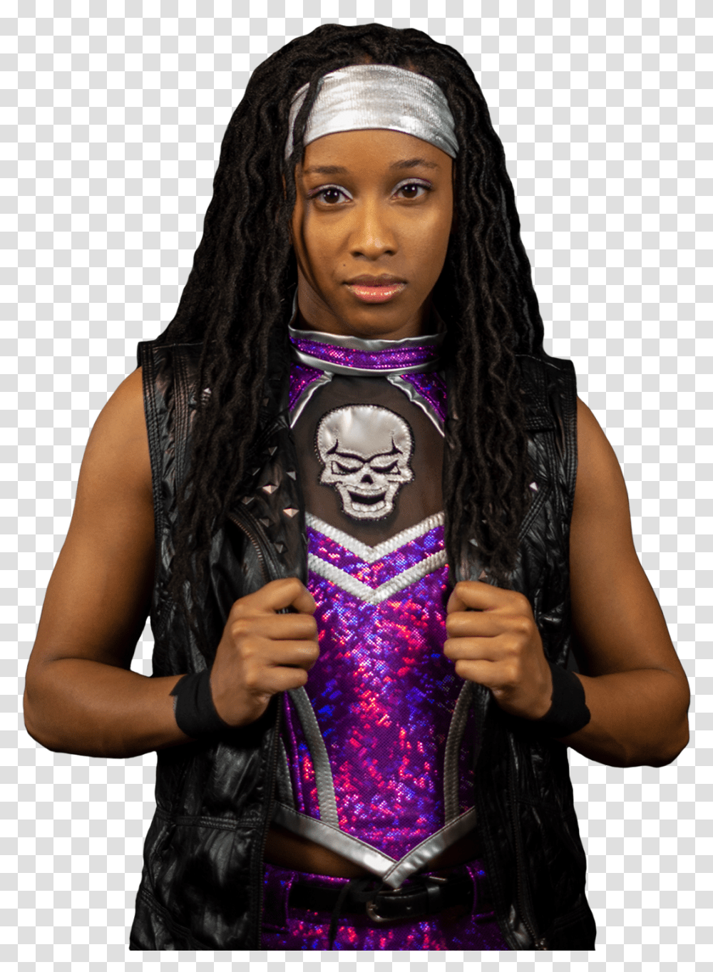 Reality Of Wrestling Aqa, Person, Scarf, Costume Transparent Png