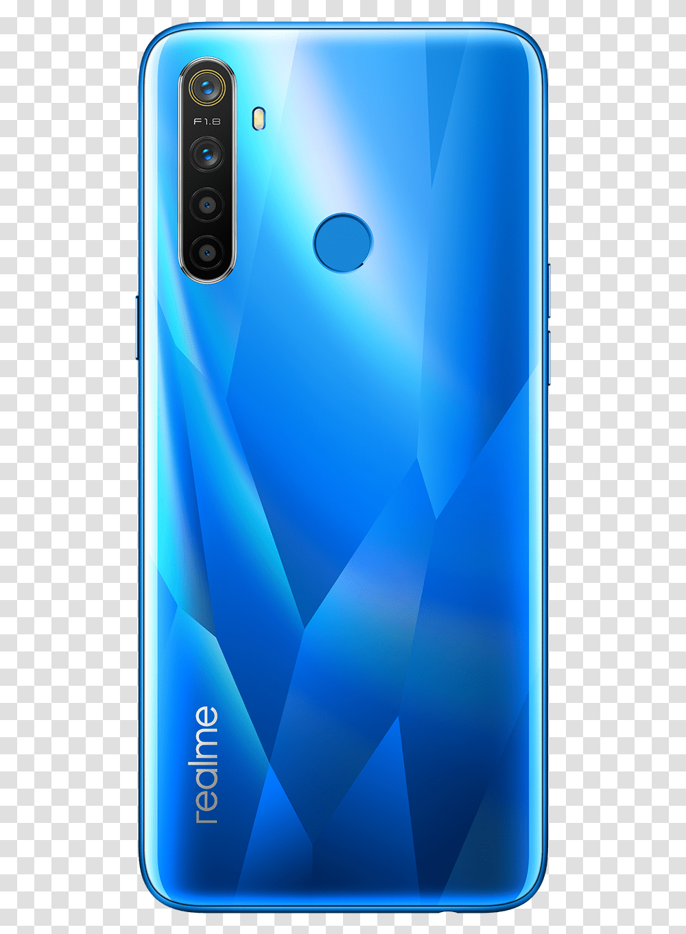 Realme 5 Blue Colour, Mobile Phone, Electronics, Cell Phone, Crystal Transparent Png