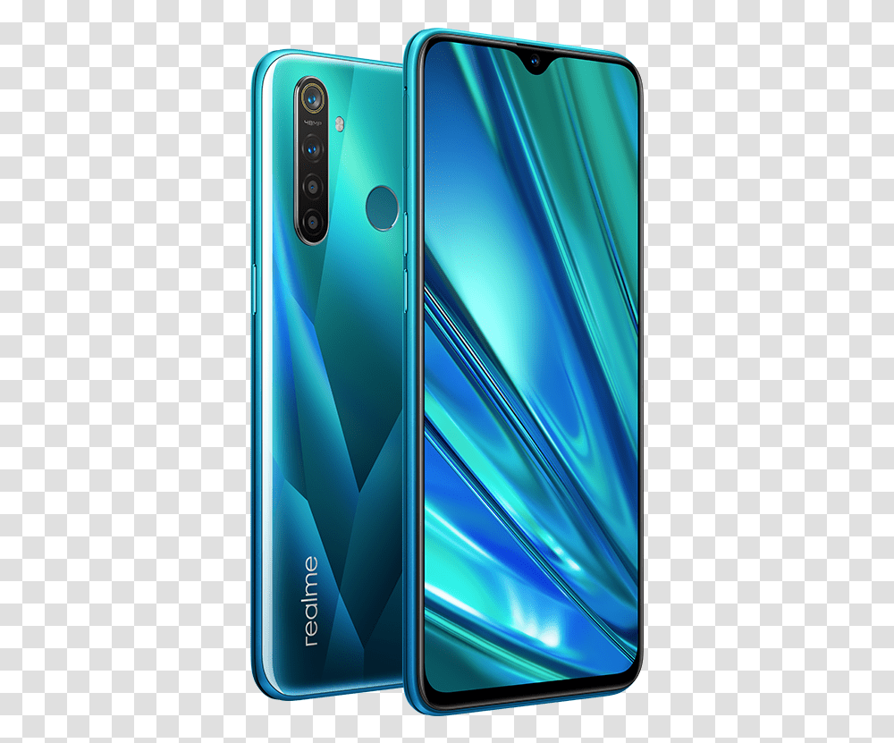 Realme 5 Pro Green, Mobile Phone, Electronics, Cell Phone Transparent Png