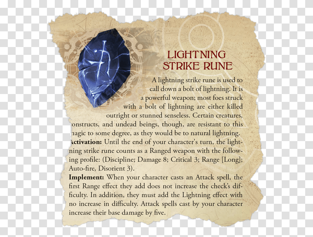 Realms Of Terrinoth Rune, Book, Accessories, Accessory, Jewelry Transparent Png