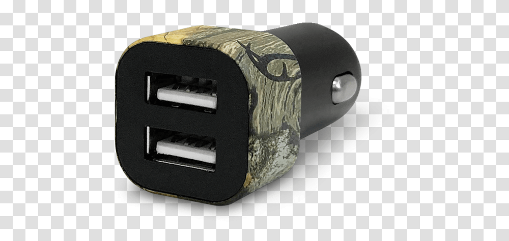 Realtree Car Charger 2 Usb A Ports Bicycle Pedal, Adapter, Plug, Electronics, Hub Transparent Png
