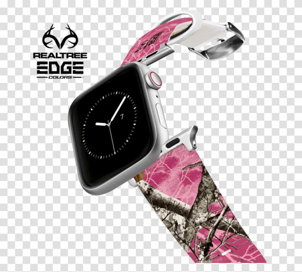 Realtree Edge Pink Apple Watch Band Apple Watch Cat Band, Analog Clock, Wristwatch, Alarm Clock, Blow Dryer Transparent Png