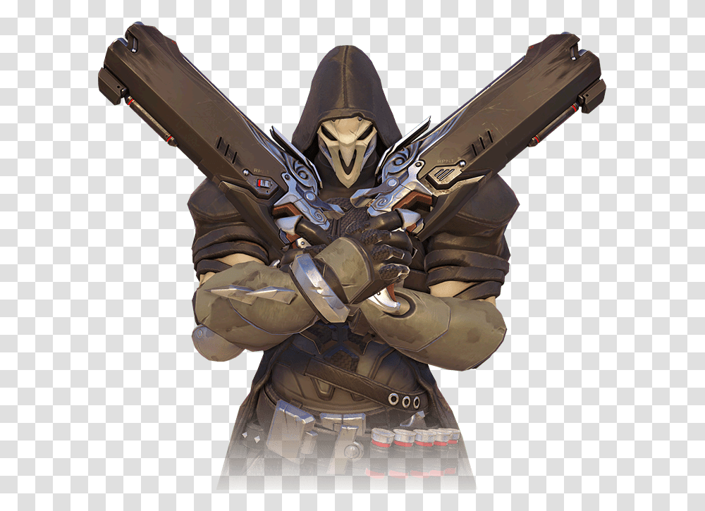 Reaper Clip Arts Reaper Overwatch, Person, Human, Gun, Weapon Transparent Png