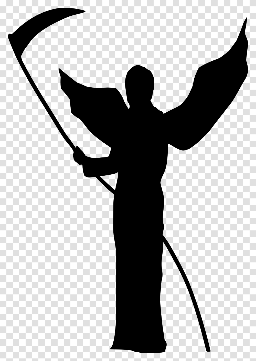 Reaper Clipart Silhouette, Gray, World Of Warcraft Transparent Png