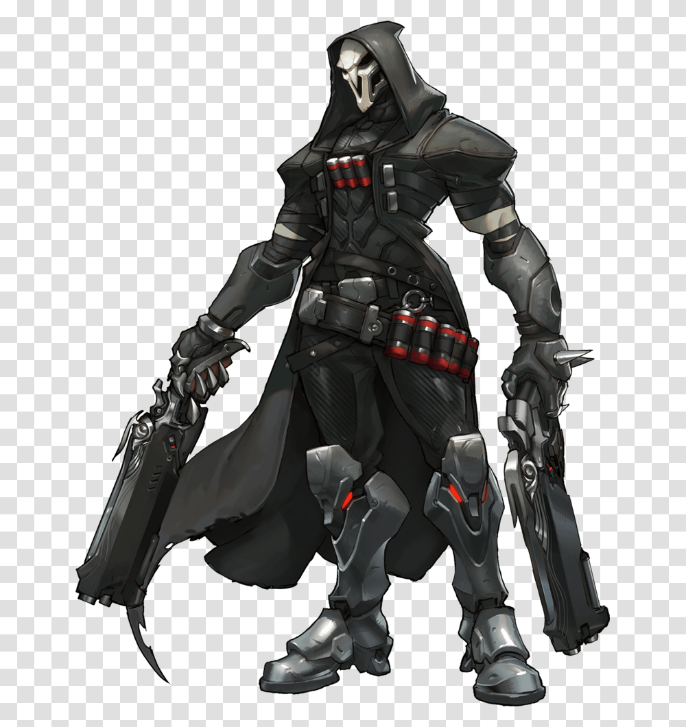 Reaper From Overwatch, Person, Human, Knight, Armor Transparent Png