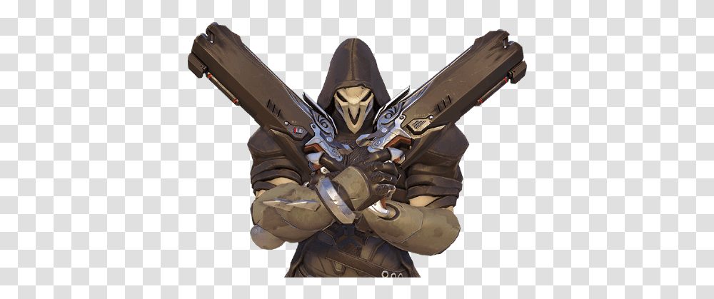 Reaper Overwatch, Gun, Weapon, Weaponry, Person Transparent Png
