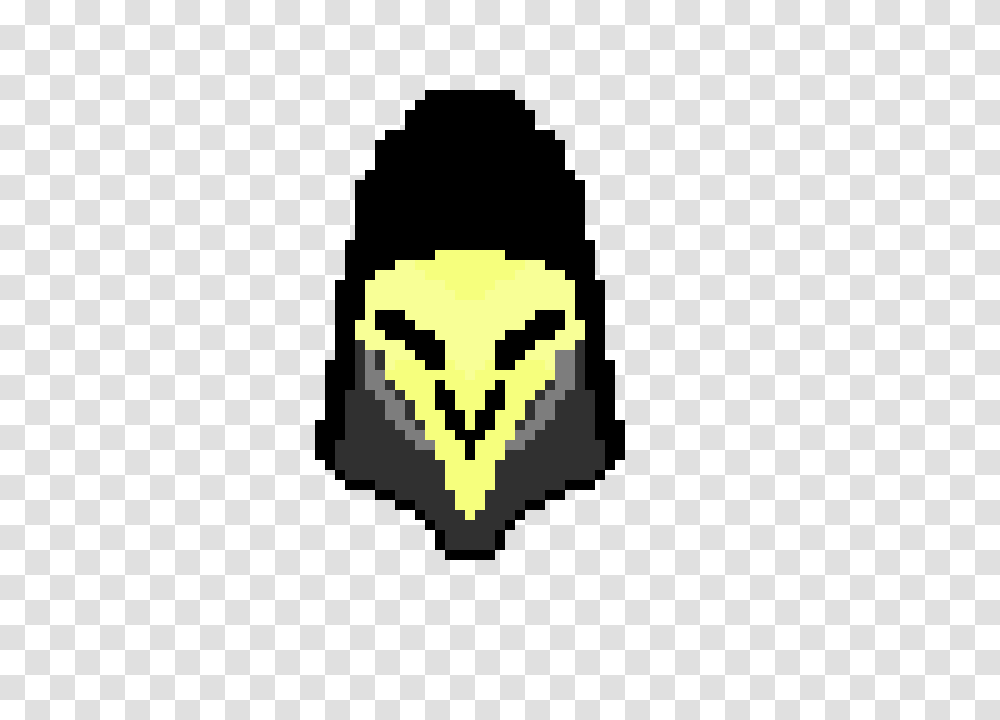 Reaper Overwatch Head Pixel Art Maker, Rug, Triangle, Logo Transparent Png