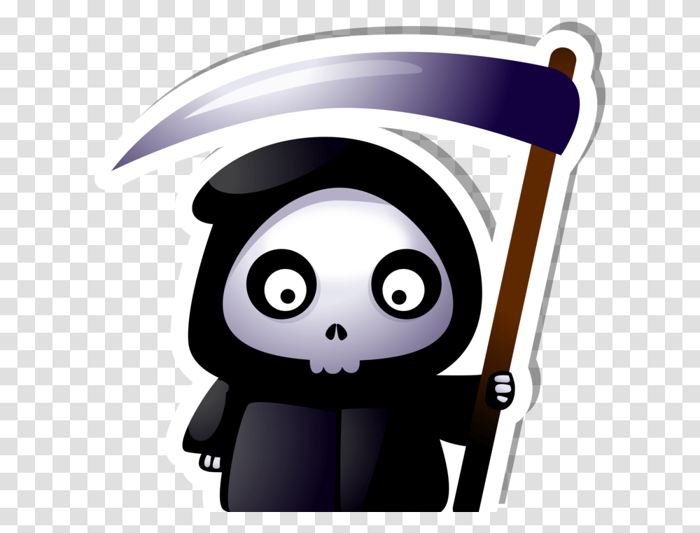 Reaper Scary Picture 2479990 Animated Cute Grim Reaper, Helmet, Clothing, Apparel, Outdoors Transparent Png