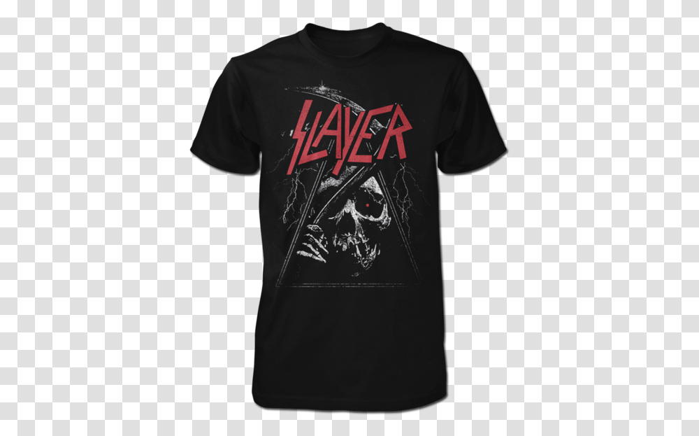 Reaper Triangle Tee Slayer Tour Merch 2019, Apparel, T-Shirt, Person Transparent Png